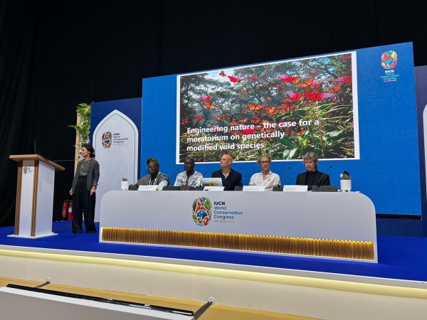 Pressekonferenz beim IUCN Kongress 2025
